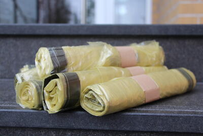 Gelbe Säcke werden im Landkreis Calw verteilt